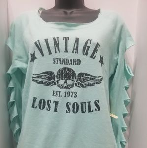 Feathers long sleeve shirt